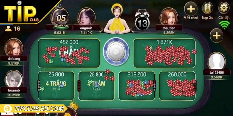 Công Thức Đánh Xóc Đĩa Trên Điện Thoại Tipclub Hiệu Quả 1 Giới thiệu tổng quan trò chơi