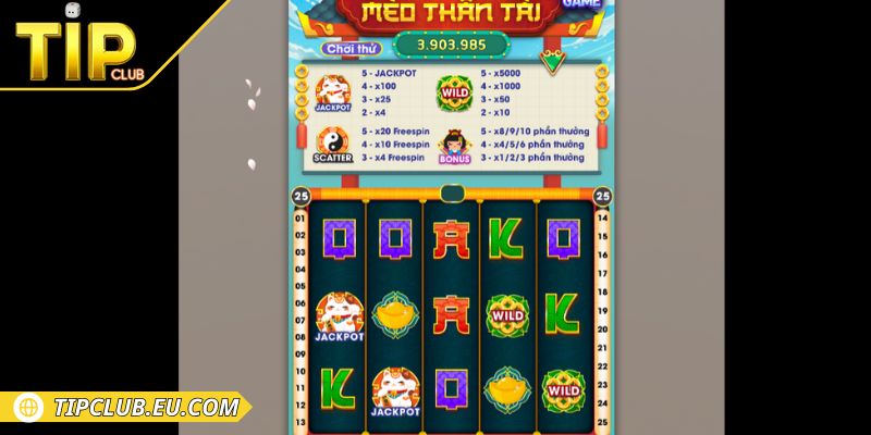 Mèo Thần Tài Tipclub Cực Hấp Dẫn Mà Game Thủ Nên Chơi 3 Bet thủ chọn phòng cược nổ hũ hợp lý