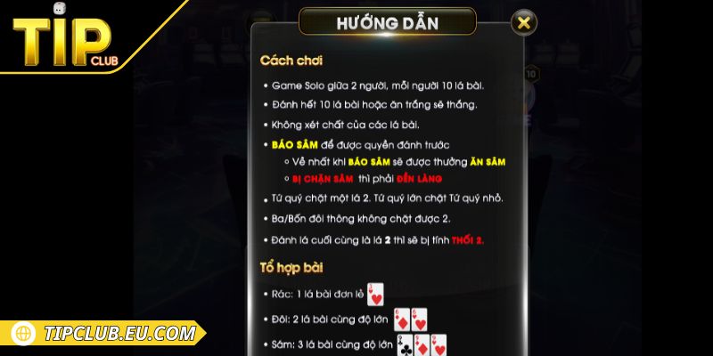 Sâm Lốc Tipclub – Game Bài Cho Người Thích Chiến Thuật 2 Luật lệ ra quân trong trò chơi sâm lốc