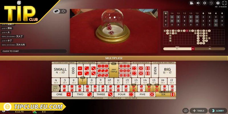 Sicbo Tipclub - Cơ Hội Đổi Đời Chỉ Trong 1 Cú Lăn Xúc Xắc 2 Hiểu rõ về luật chơi game Sicbo