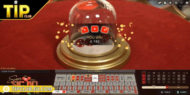 Sicbo Tipclub - Cơ Hội Đổi Đời Chỉ Trong 1 Cú Lăn Xúc Xắc 1 Tổng quan về game Sicbo Tipclub