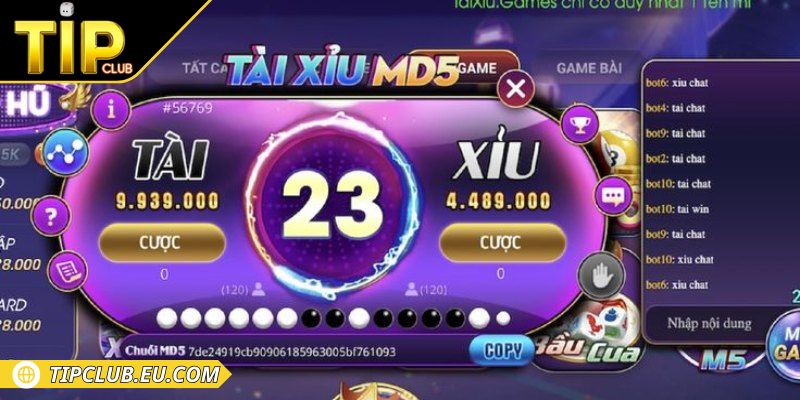 Tài Xỉu Md5 Tipclub Là Gì? Hướng Dẫn Chi Tiết Từ A Đến Z 2 Cách kiểm tra mã MD5 minh bạch trong mỗi phiên