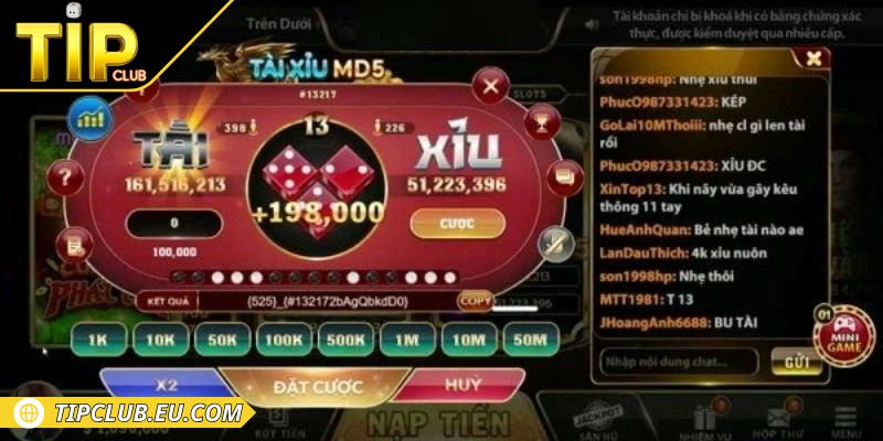 Tài Xỉu Md5 Tipclub Là Gì? Hướng Dẫn Chi Tiết Từ A Đến Z 3 Lưu ý không nên chạy đưa theo chuỗi